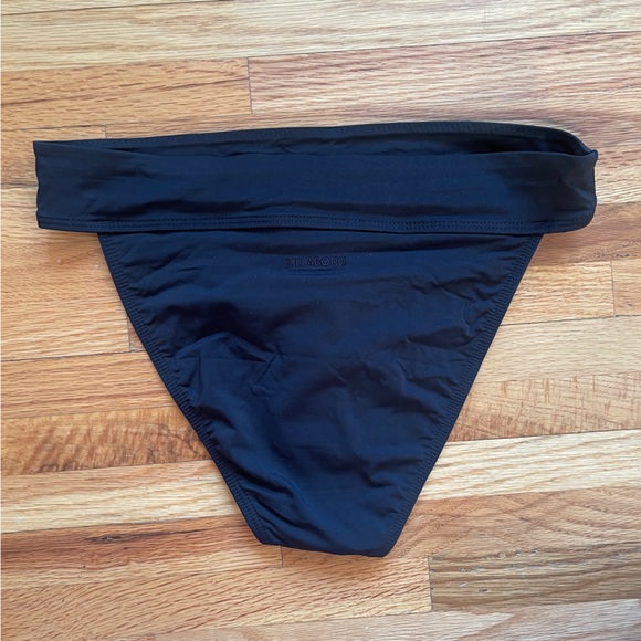 Billabong High Rise High Leg Aruba Black Bikini Bottoms - Picture 7 of 10